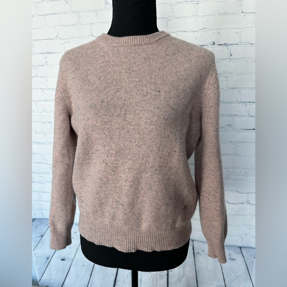 Luxurious Italian Isaia Napoli 85% Wool, 15% Cashmere Crewneck Sweater, Medium